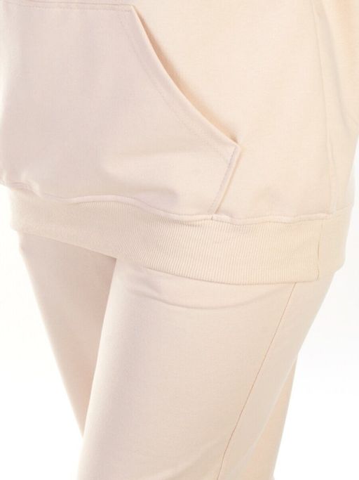 Y314 BEIGE Спортивный костюм женский (100% хлопок) - Fashion фото 5
