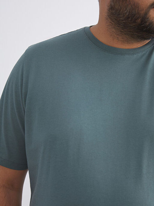 B?y?k Beden Basic Penye Erkek Ti??rt