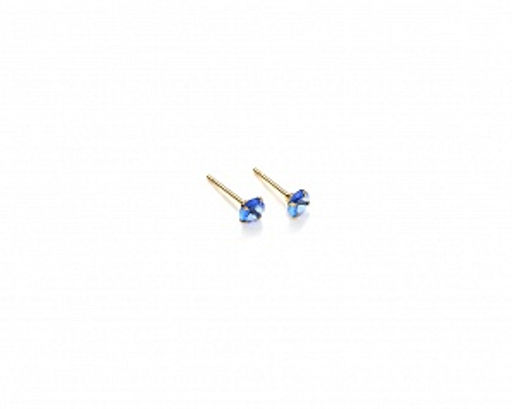 Серьги-гвоздики PR1469 -4 синий