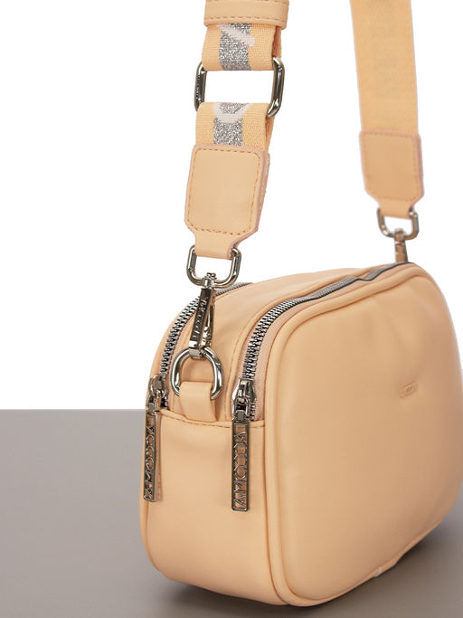 LACCOMA сумка Торри-Ф826-абрикосовый эко кожа хлопок