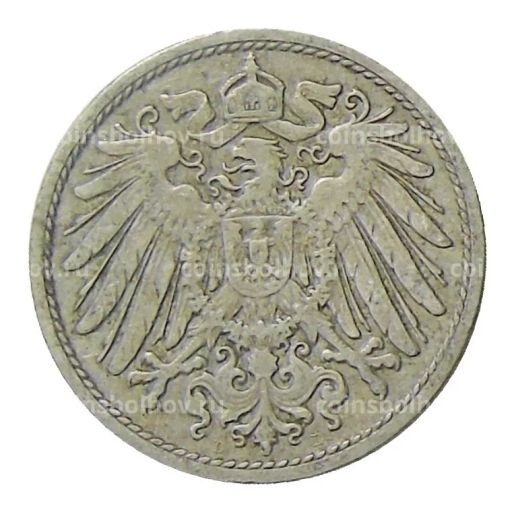 Монета 10 пфеннигов 1899 года D Германия