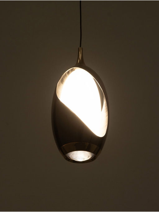 Светильник BayerLux «Люмине», 7 Вт, LED, 4000К, чёрный/золото, 9×9×18(+150) см