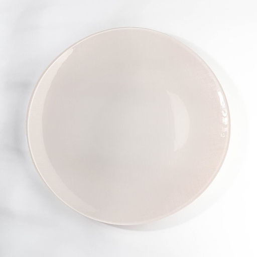 Тарелка «Капучино», d=28 см, стекло, серая