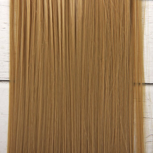 Волосы - тресс для кукол Прямые длина волос: 25 см, ширина:100 см, цвет № 24 - Школа талантов фото 3