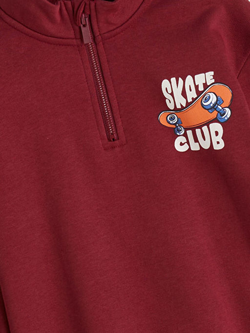 Dik Yaka Erkek ?ocuk Sweatshirt