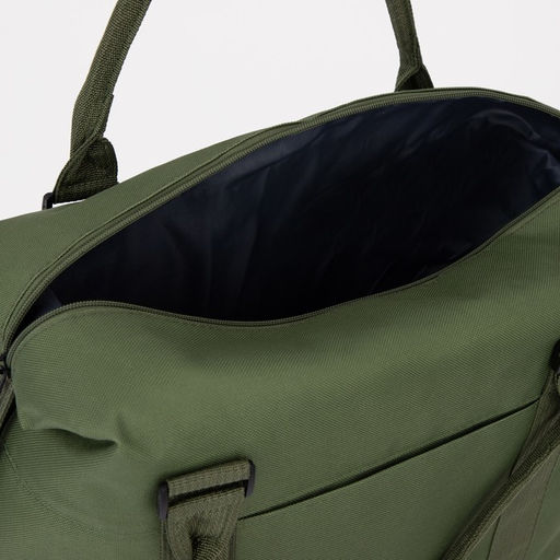 Сумка дорожная на молнии, наружный карман, цвет зелёный - Simaland фото 4