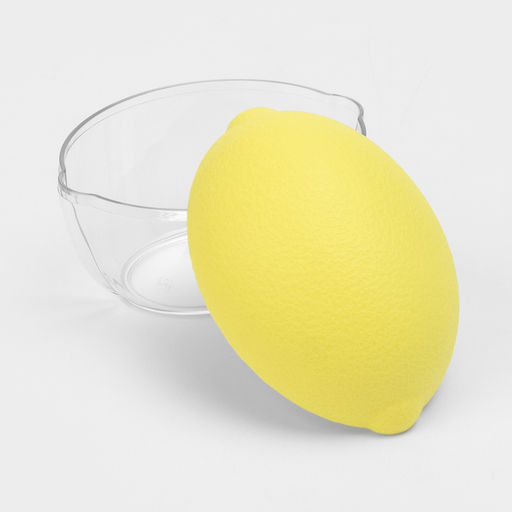 Цена за 2 шт. Контейнер для хранения лимона Альтернатива, 12×8.5×8.5 см, пластик, жёлтый