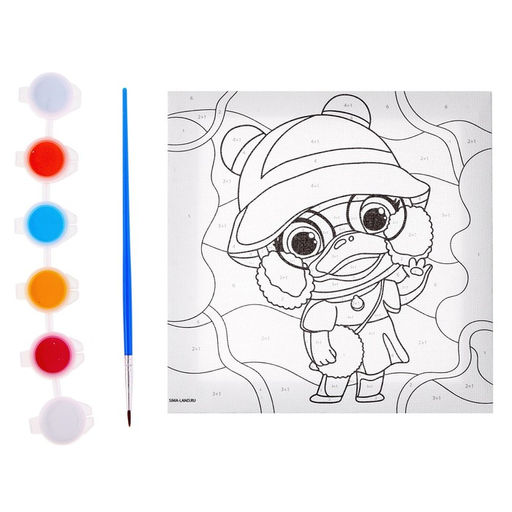 Картина по номерам Стильная уточка, 15 15 см - Школа талантов фото 4