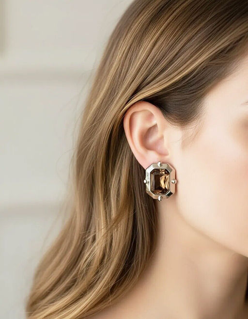 Серьги с кристаллами Swarovski