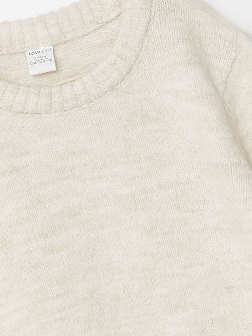 Bisiklet Yaka Basic Uzun Kollu K?z ?ocuk Triko Kazak - Waikiki фото 2