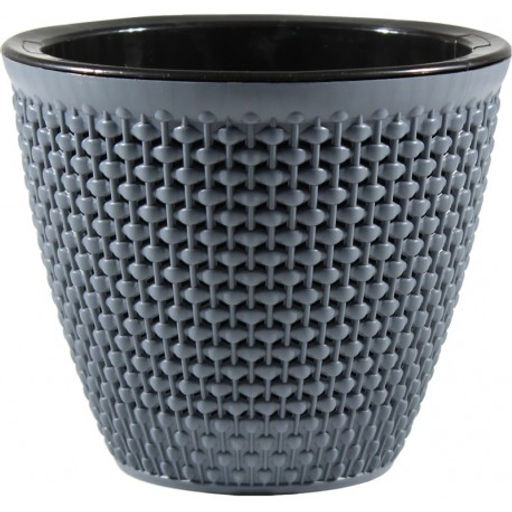 Кашпо 1,6 л Ротанг, арт.КШ-0989,0988,4555,6467,6468,6469,6470,6471,6472,6473,7986,8613,9712 - Полимербыт фото 6