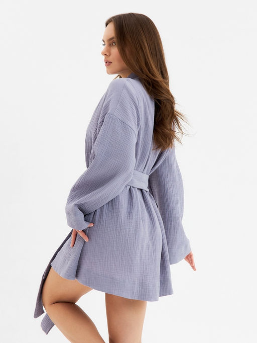 Халат домашний женский KAFTAN Basic размер 52-54, серый