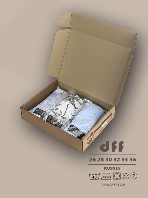 Комплект трусов для мальчика 3 шт. dff Тр 3000/2,7,9 Размер 36 - Sergio valentini фото 5