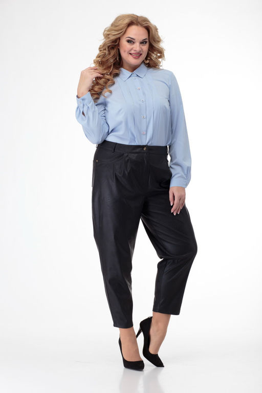 Блуза ANELLI 408 голубые тона фото 8