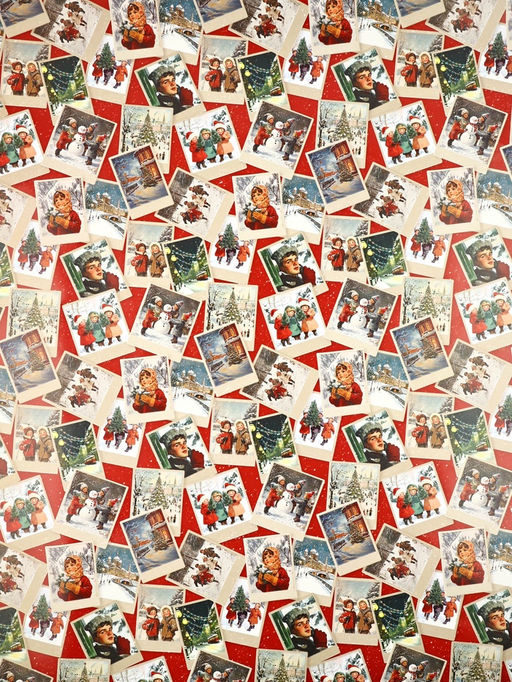 Набор упаковочной бумаги «Новогодняя», 4 листа, 70 × 100 см