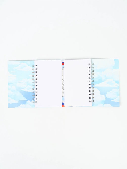 Цена за 2 шт. Двойной блокнот на гребне, мягкая обложка, размер 14.5×12 см, 48 л. «Можешь всё»