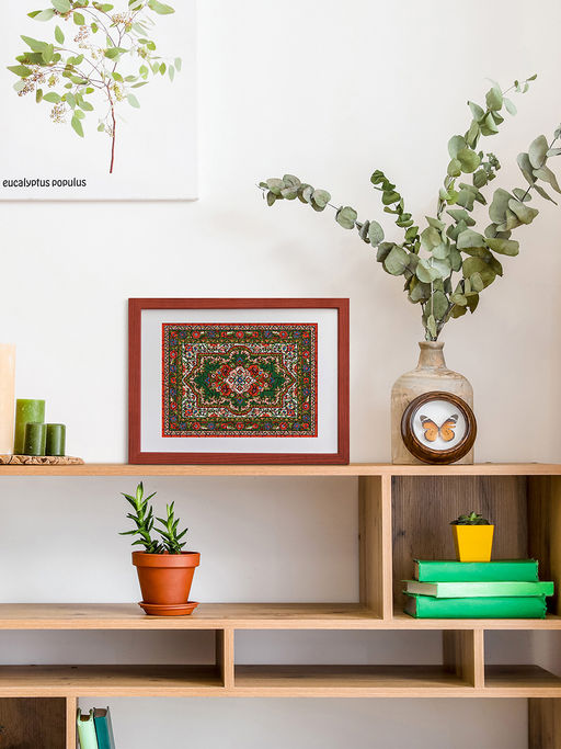 ФРЕЯ PZLF-031 Пазл фигурный деревянный Ковер из прошлого 156 элемент