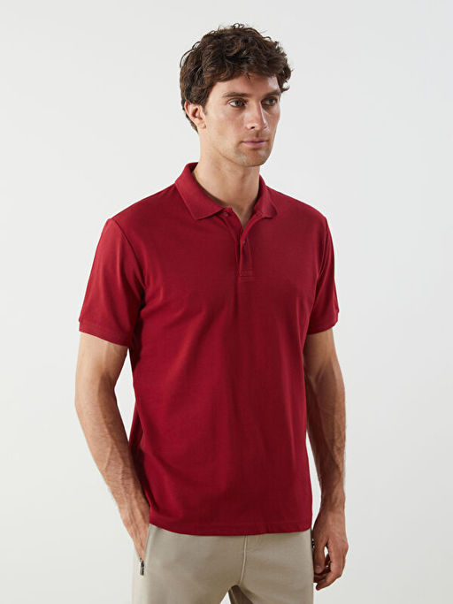 Polo Yaka K?sa Kollu Pike Erkek Ti??rt