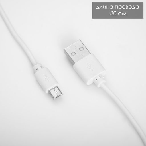 Настольная лампа «Лансер» LED 3.5 Вт USB АКБ красно-розовый 11×15×45 см RISALUX