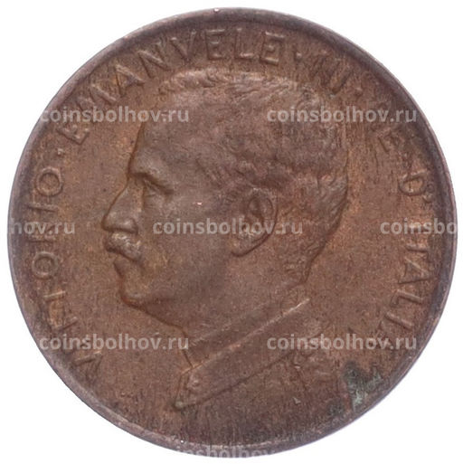 Монета 1 чентезимо 1916 года Италия
