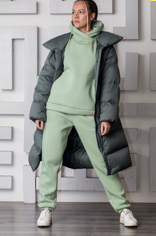 263/264 Костюм утепленный, хаки - Knitka wear фото 13