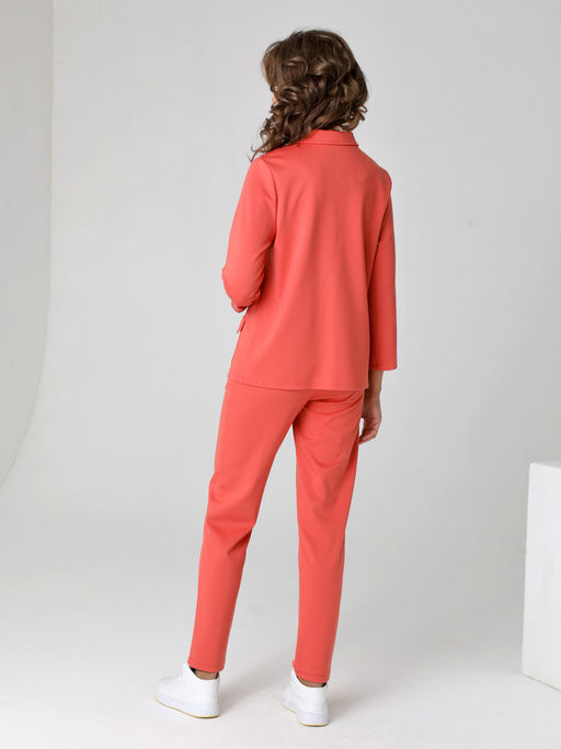 23225 Жакет коралловый - Dizzyway фото 4