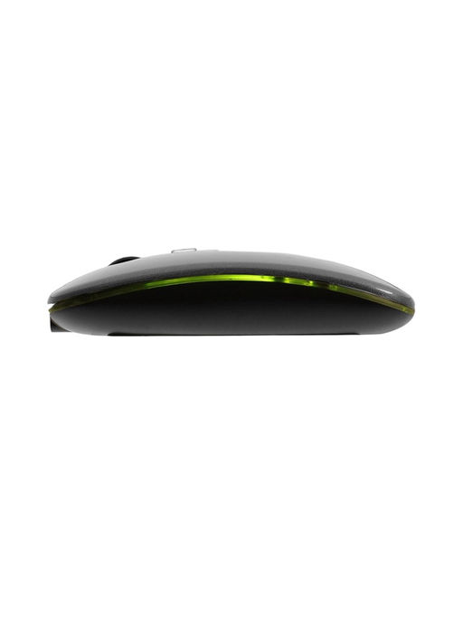 Мышь MB-2.4 беспроводная, оптическая, подсветка, 800-1600 dpi, USB, Bluetooth, серая