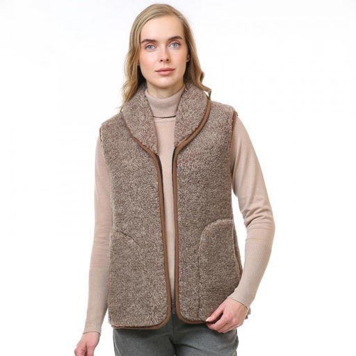 Жилет арт.1213-01/мол. воротник ТАРА Марроне