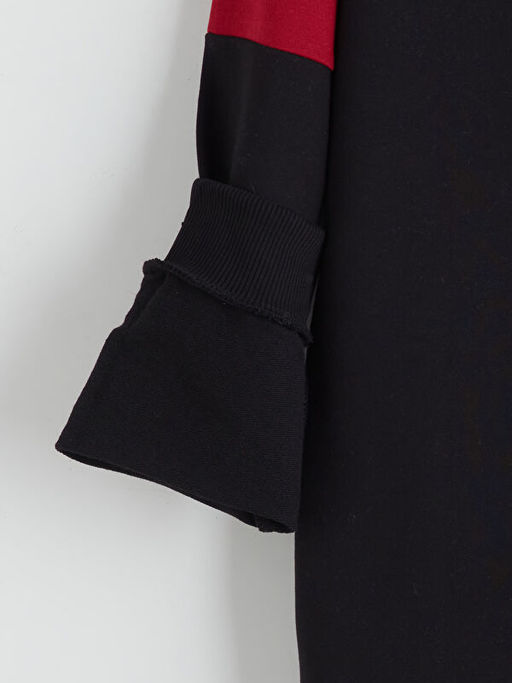 Bisiklet Yaka Galatasaray Bask?l? Erkek ?ocuk Sweatshirt