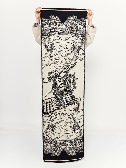 в составе ШЕСТЬ и КАШЕМИР Большой, мягкий, теплый однотонный двусторонний палантин - Tantino фото 3