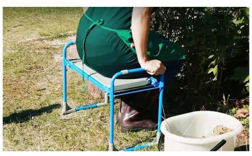 Скамейка садовая с мягким сиденьем СКМ 2 - Nika фото 15