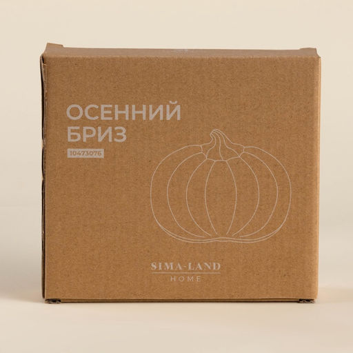 Тарелка SL Home «Осенний бриз», 16×14.5×3.3 см, доломит, белая