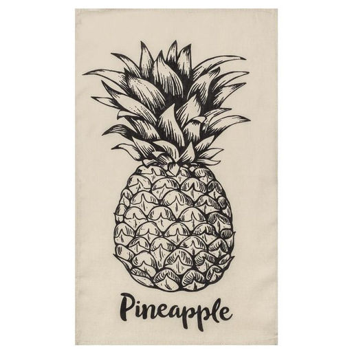 Цена за 2 шт. Полотенце кухонное Доляна Pineapple 35х60 см, 100% хлопок, 160г/м2  фото 2