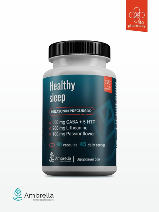 Healthy sleep "Здоровый сон",банка ПЭТ, капсулы раст.90 шт. по 0,5 г