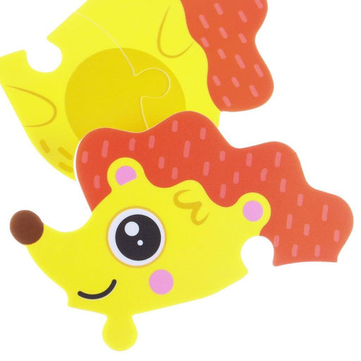 Мягкий пазл для малышей Ёжик на прогулке, 3 детали, Крошка Я  фото 6