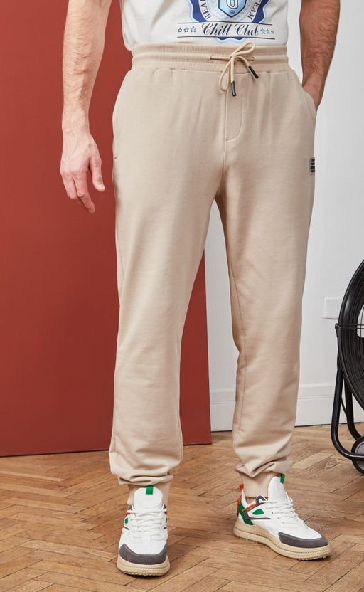 Брюки спорт F1110821 beige - Fine joyce фото 3