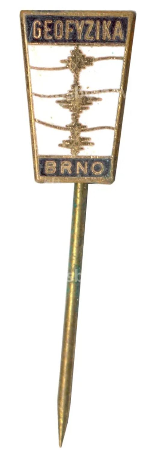 Значок рекламный Geofyzika (Чехословакия)