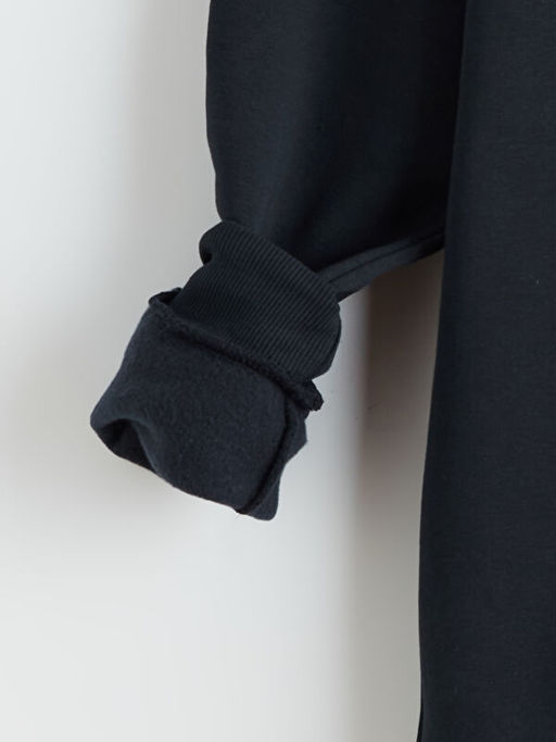 Dik Yaka Fenerbah?e Bask?l? Erkek ?ocuk Sweatshirt