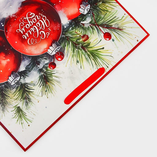 Пакет ламинированный горизонтальный Шары, L 31?40?11.5 см - Дарите счастье фото 3