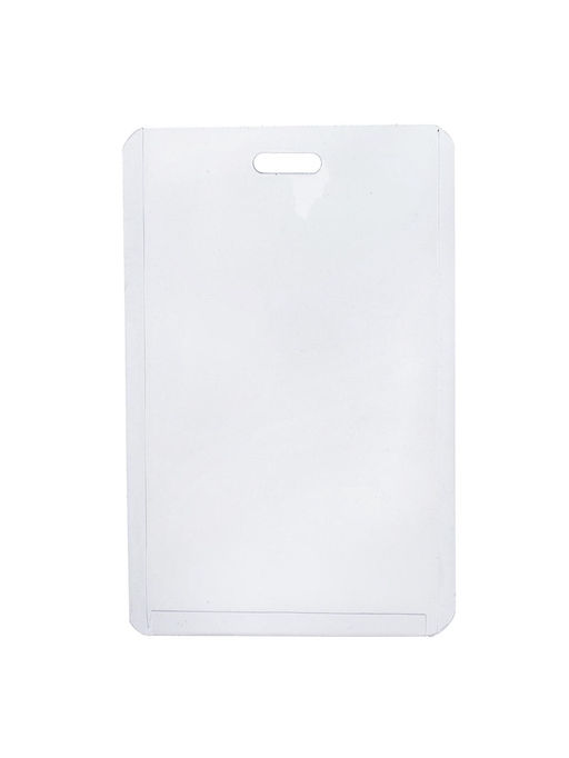 Цена за 20 шт. Бейдж - карман вертикальный, внешний размер 100×65 мм, внутренний размер 85×57 мм, 40 мкр