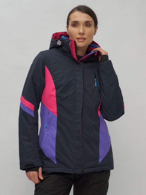 Горнолыжный костюм женский темно-синего цвета 02201TS - Chunmai фото 9