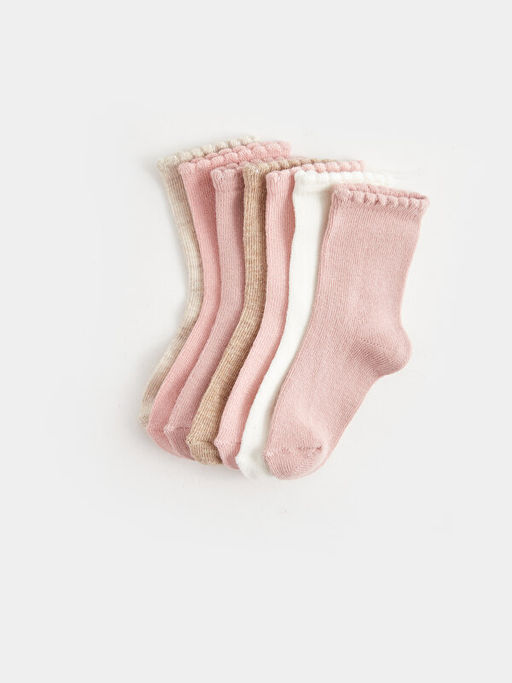 Basic K?z Bebek Soket ?orap 7li - Waikiki фото 2