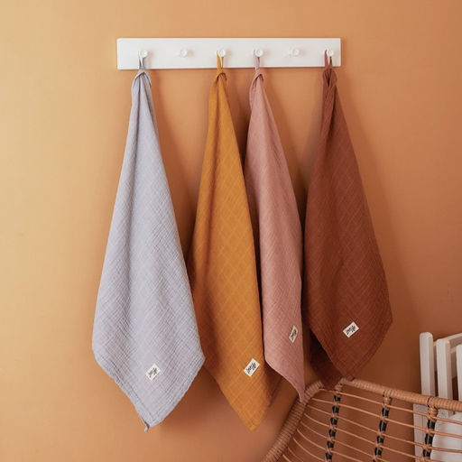 Полотенце муслиновое LoveLife, 50*90 см, корица, 100% хл, 3-сл, 180 гр/м2  фото 7