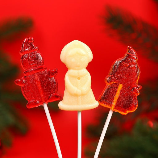 Цена за 3 шт. Карамель леденцовая новогодняя "Микс №1", 17 г