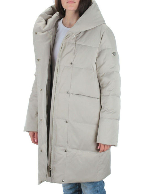 22368 BEIGE Куртка зимняя женская (200 гр. холлофайбера) - Fashion фото 9