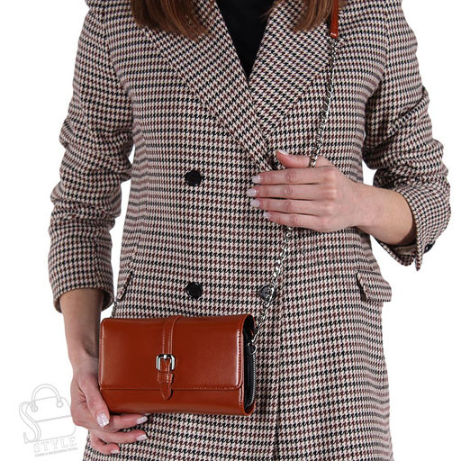Сумка женская кожаная 123QG brown S-Style  фото 2