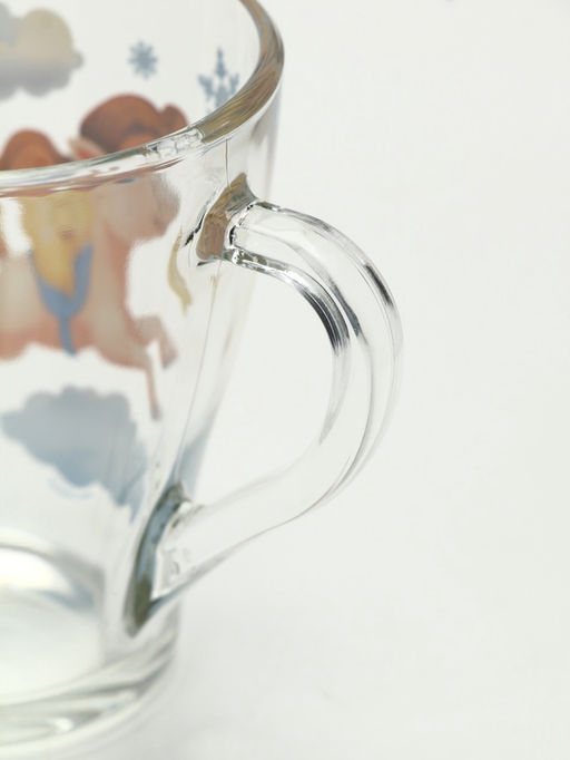 Кружки стеклянные новогодние «Весёлого праздника. Лошади», набор 2 шт. по 300 мл