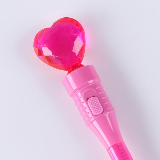 Цена за 36 шт. Ручка световая Сердце, синие чернила, МИКС - Simaland фото 3