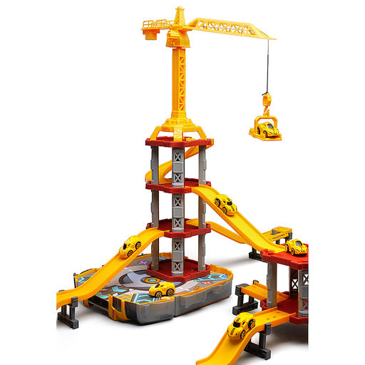 Парковка "Приключения на стройке" (75 предметов) в коробке