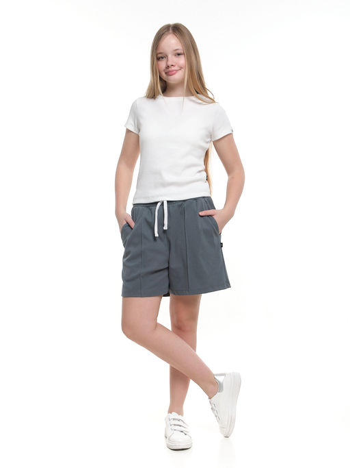 Шорты для девочки 22-4356 эвкалипт